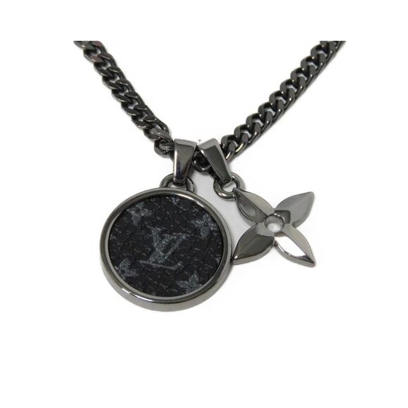 Pre Loved Louis Vuitton Circle Pendant Necklace - Picture 1 of 8